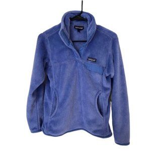 Patagonia Re-Tool Snap-T Fleece Pullover. Size small. Periwinkle purple/blue